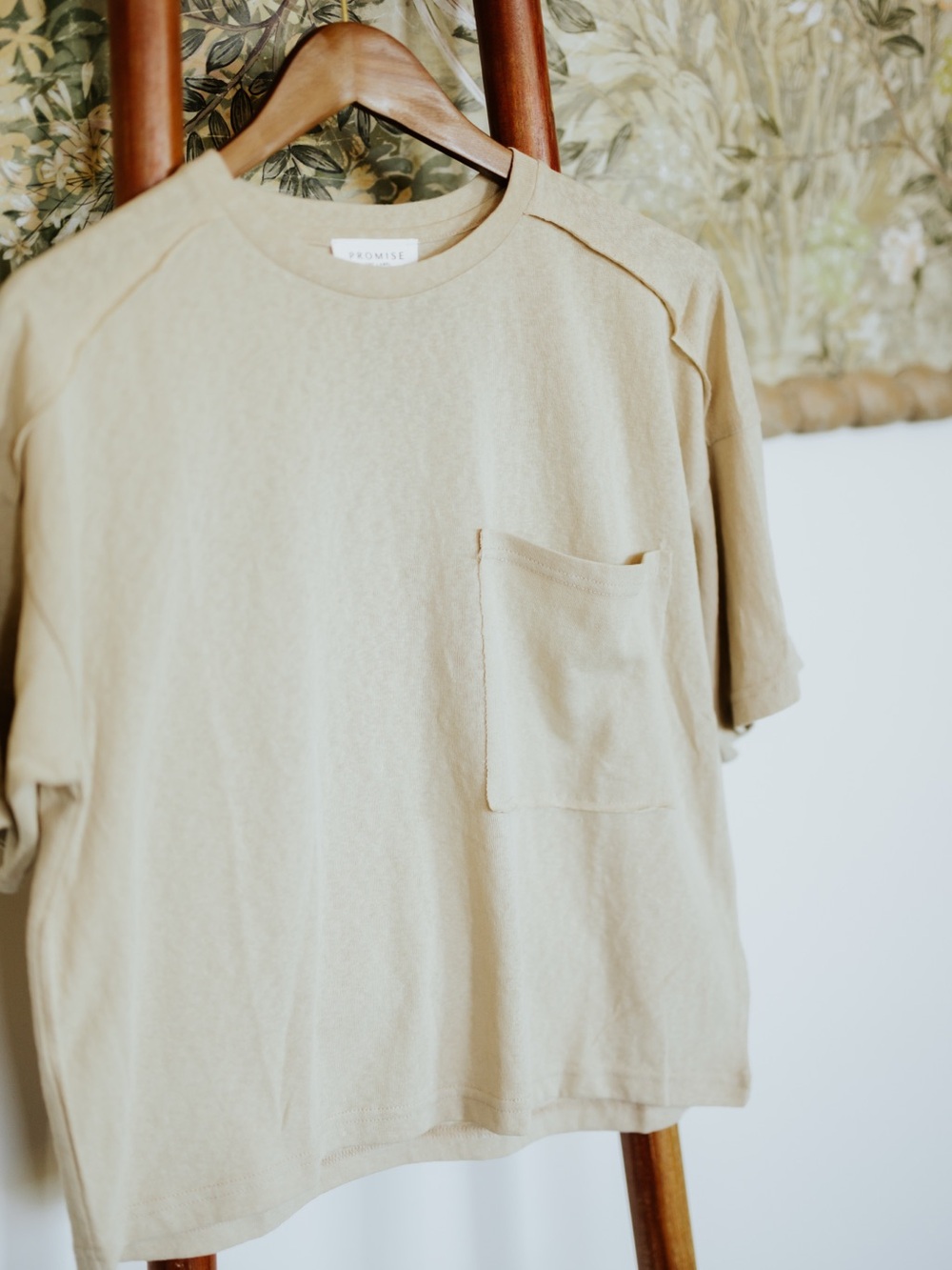 Easy Fit Mineral-Wash Slub Knit Tee NWT - Picture 2 of 3